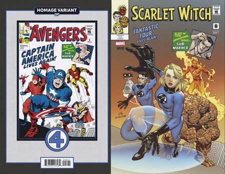 Scarlet Witch #8 Marcus To Fantastic Four Homage Var Marcus To Fantastic Four Homage Var Marvel Prh Comic Book 2025