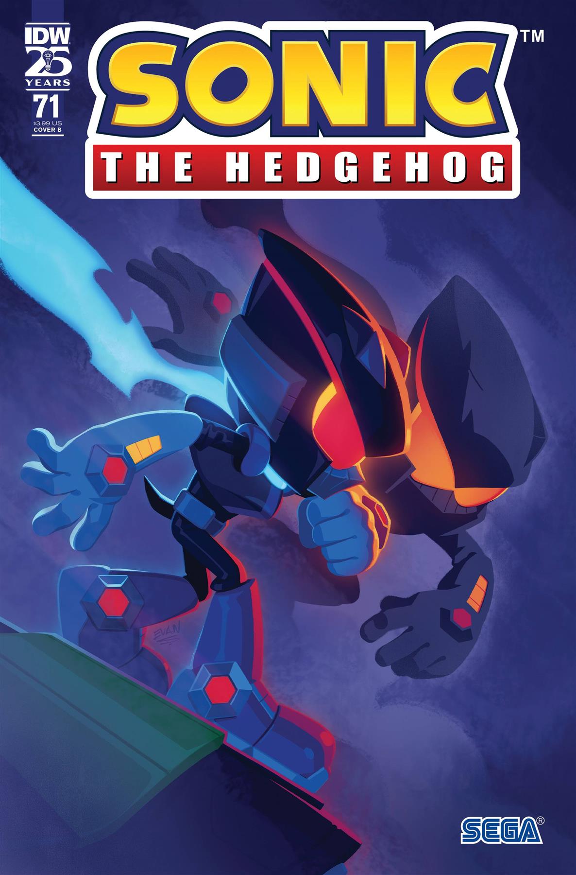 Sonic The Hedgehog #71 Cvr B Stanley Idw-prh Comic Book