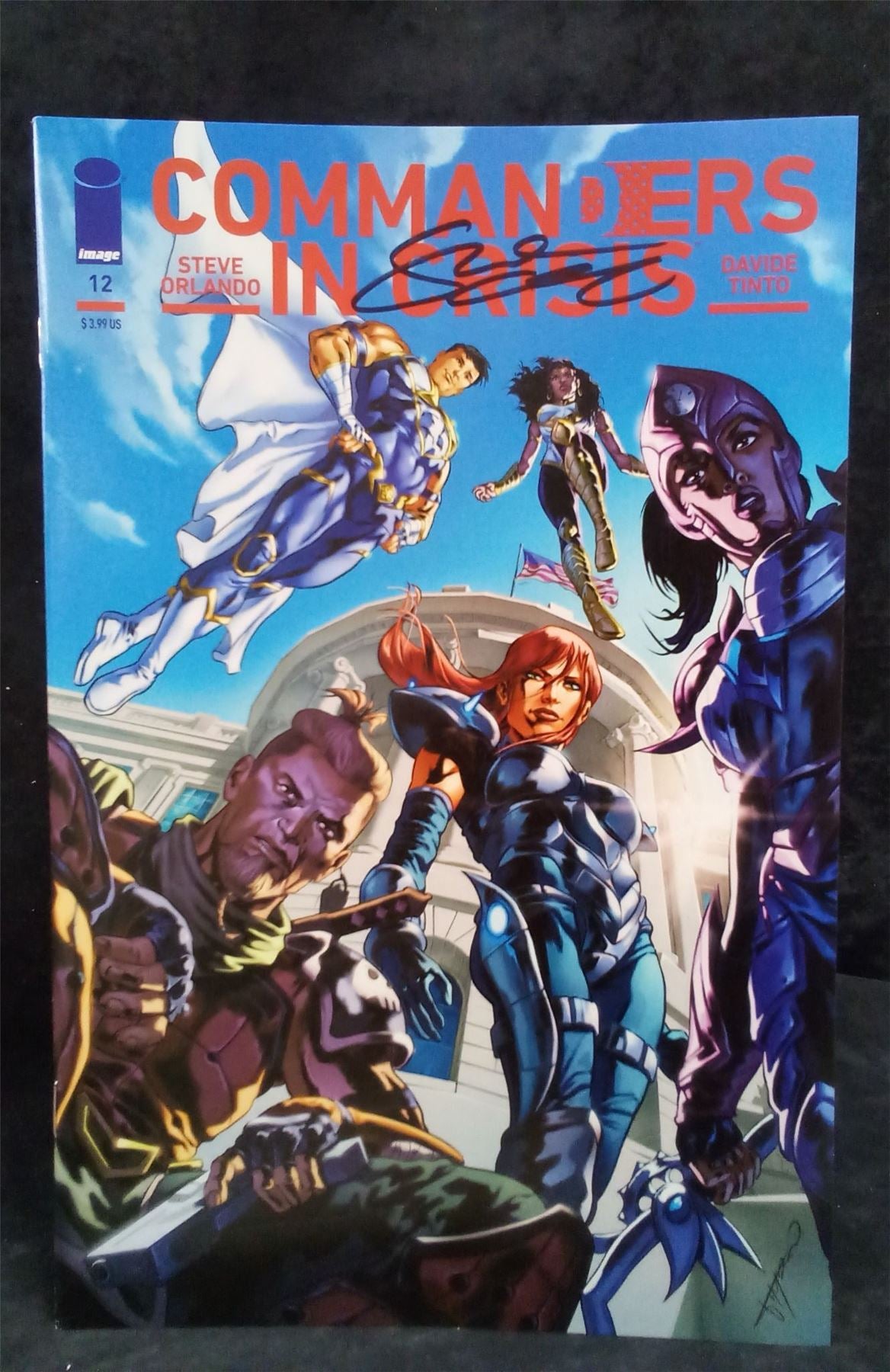 Commanders in Crisis #12 *Signed* Cover D 2021 Image Comics Comic Book