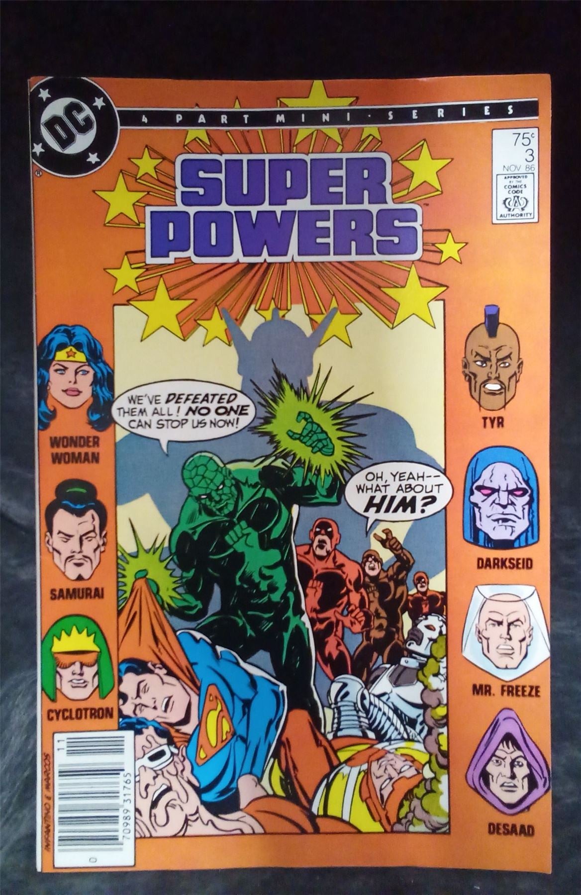 Super Powers #3 1986 DC Comics Comic Book