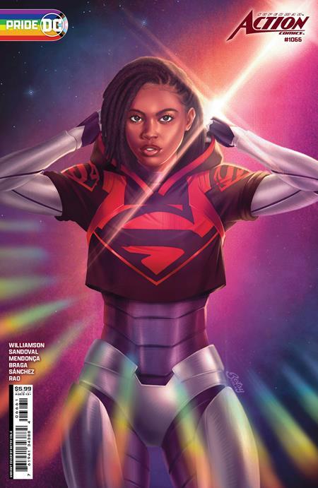 Action Comics #1066 Cvr D Betsy Cola Dc Pride 2024 Card Stock Var (house Of Brainiac) DC Comics Comic Book