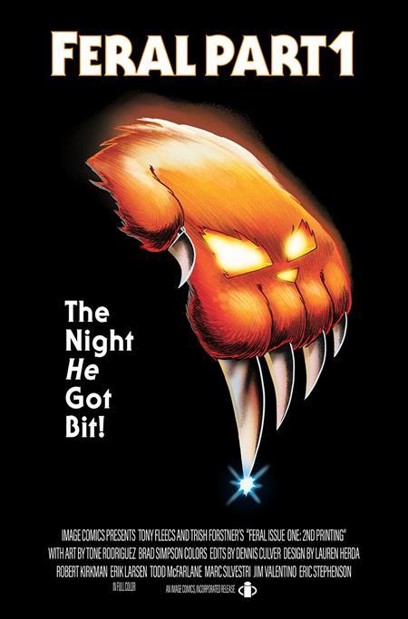 Feral #1 Second Printing Image Comics Comic Book