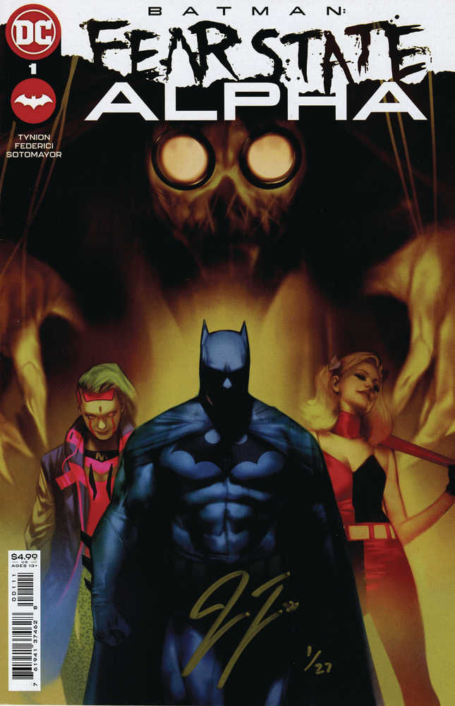 Df Batman Fear State Alpha #1 Tynion IV Gold Signed
