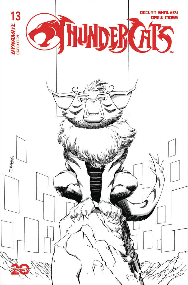 Thundercats #13 Cover O 15 Copy Variant Edition Shalvey Line Art