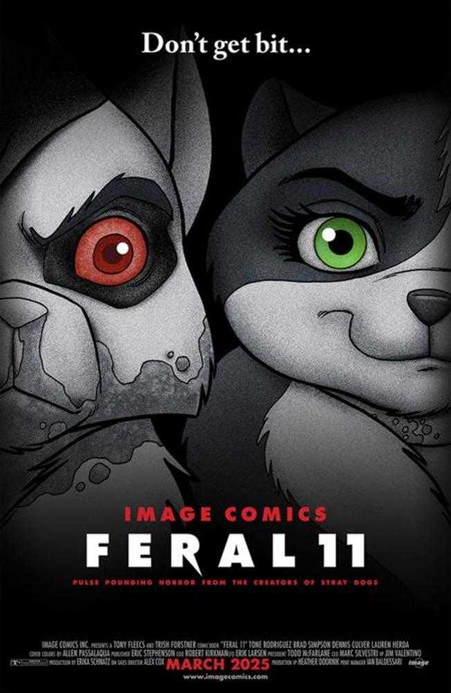 Feral #11 Cover B Trish Forstner & Allen Passalaqua Homage Variant
