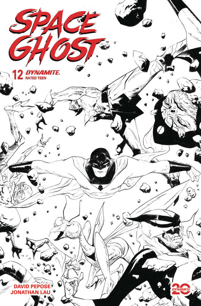 Space Ghost #12 Cover H 10 Copy Variant Edition Lee Line Art