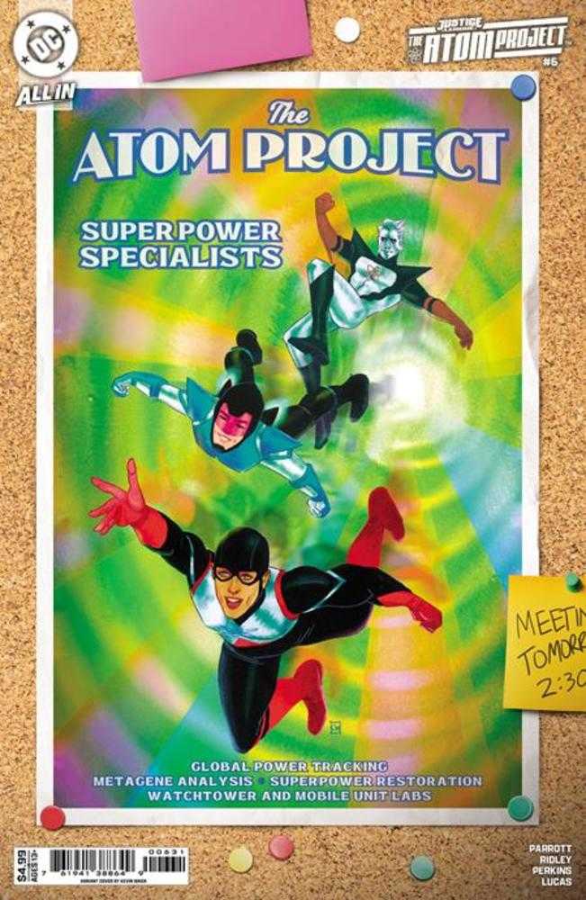 Justice League The Atom Project #6 (Of 6) Cover C Kevin Wada Card Stock Variant