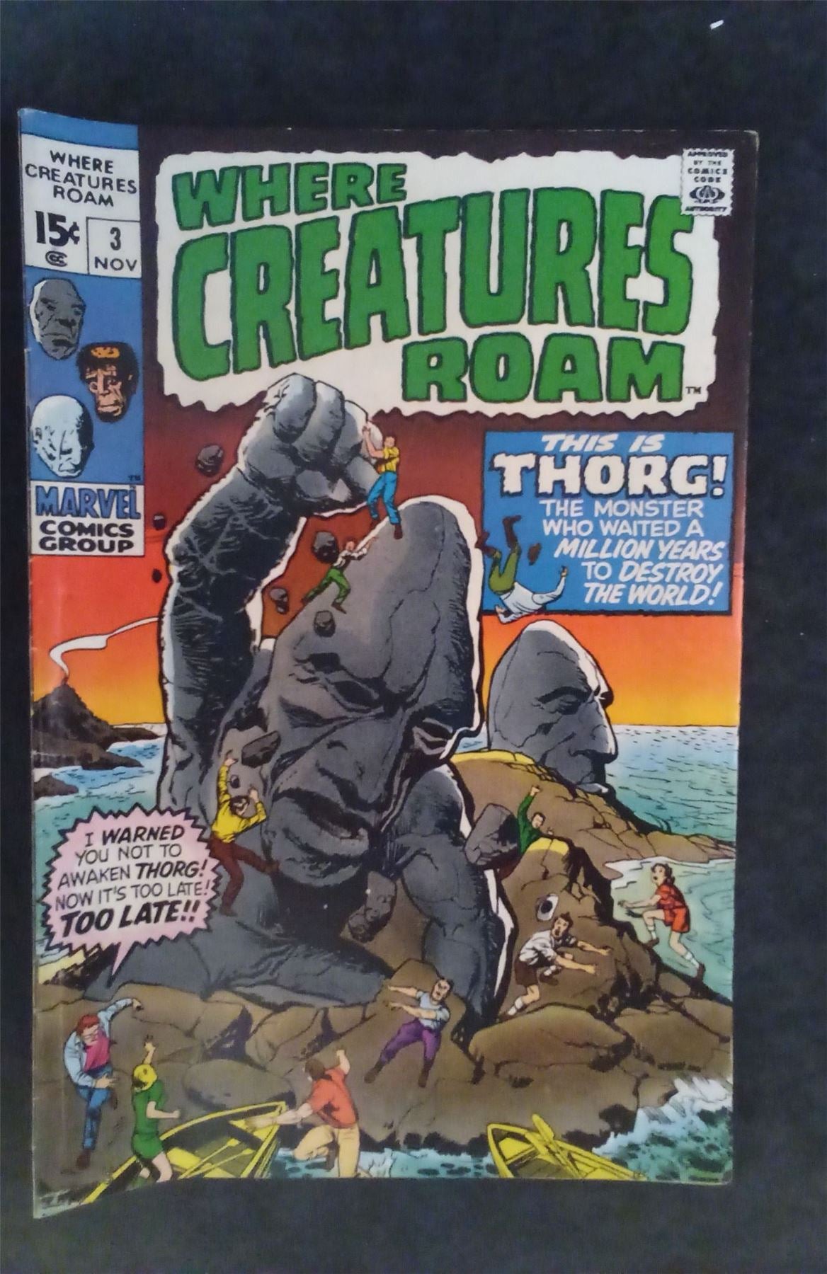 Where Creatures Roam #3 1970 marvel Comic Book
