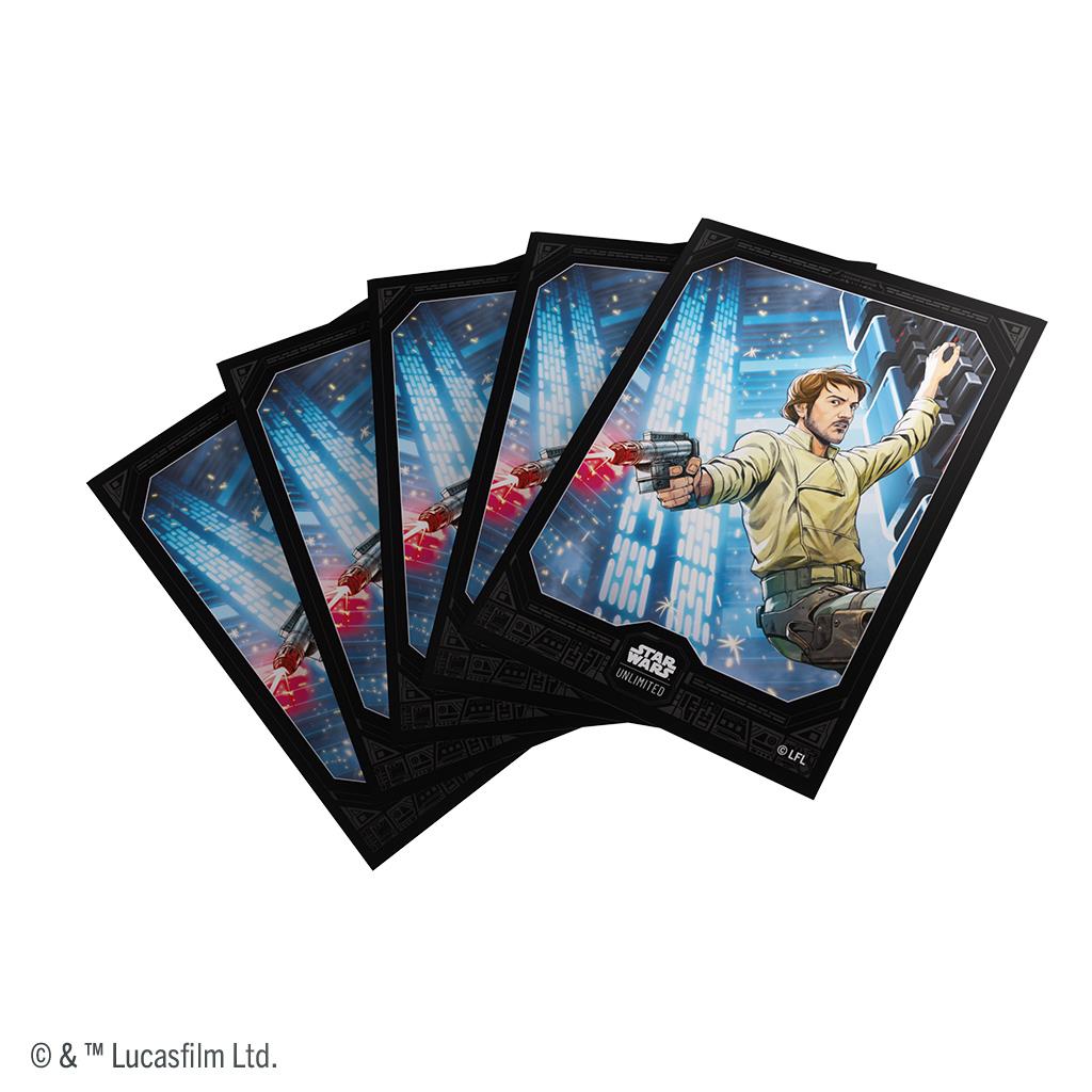 Star Wars Unlimited Premium Art Sleeve Cassian Andor 60 Standard By Gamegenic