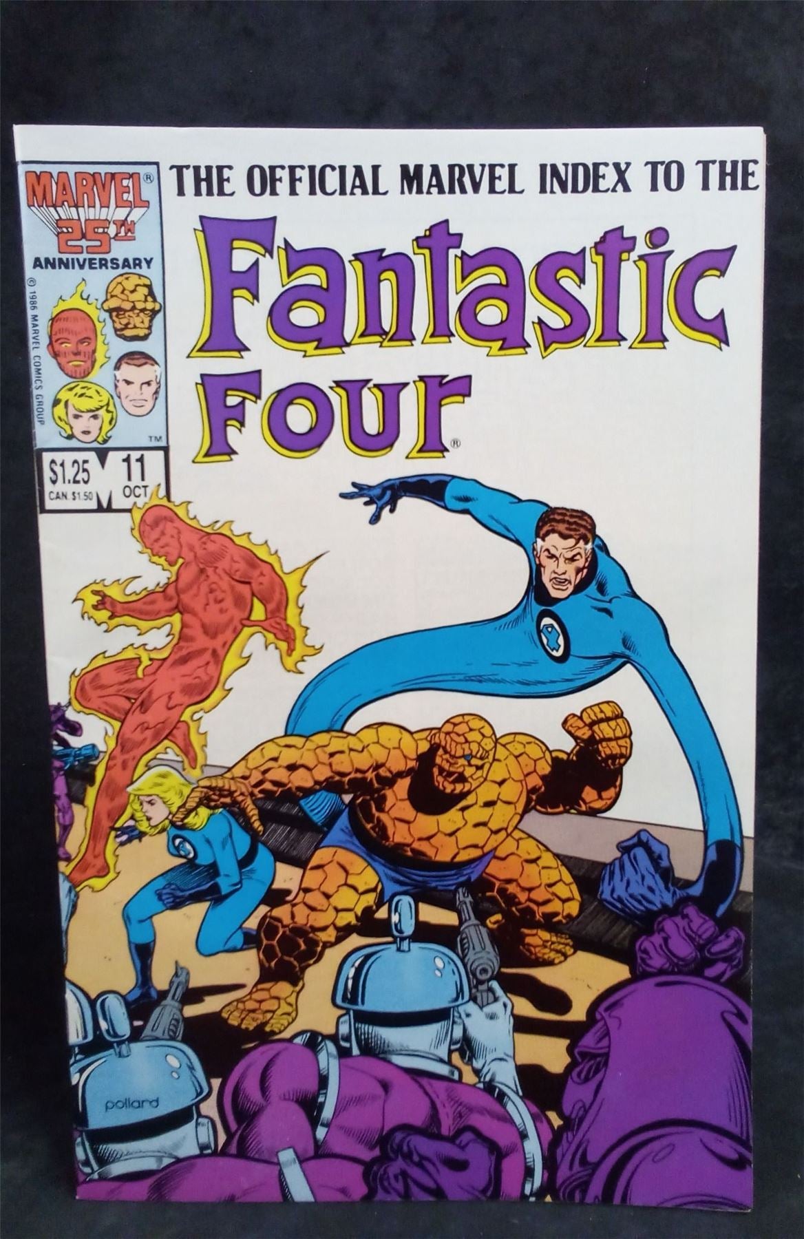 The Official Marvel Index to the Fantastic Four #11 1986 Marvel Comics Comic Book