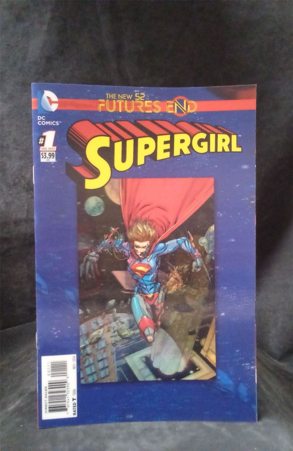 Supergirl: Futures End 3D Cover 2014 DC Comics Comic Book