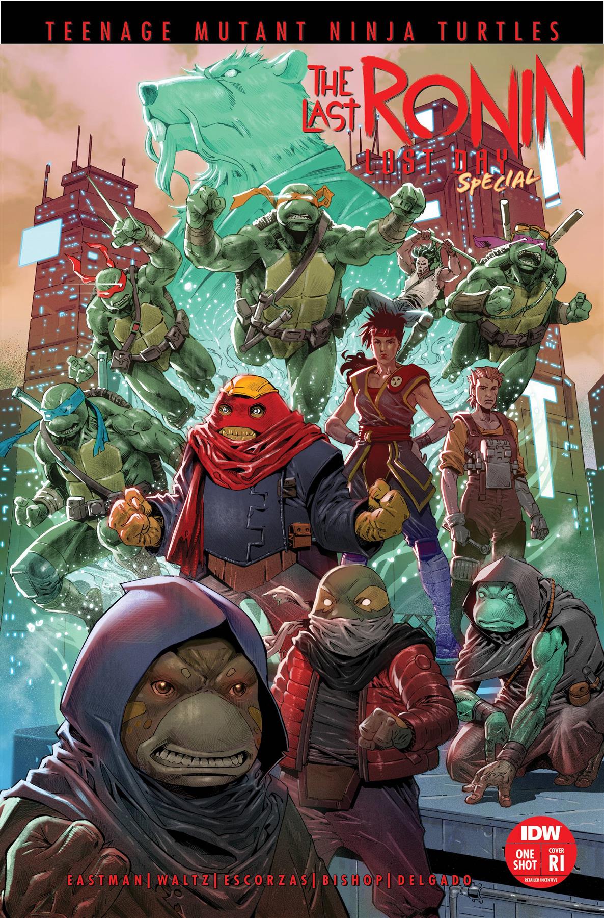 Tmnt Last Ronin Lost Day Special Cvr D 25 Copy Incv Escorzas Idw-prh Comic Book