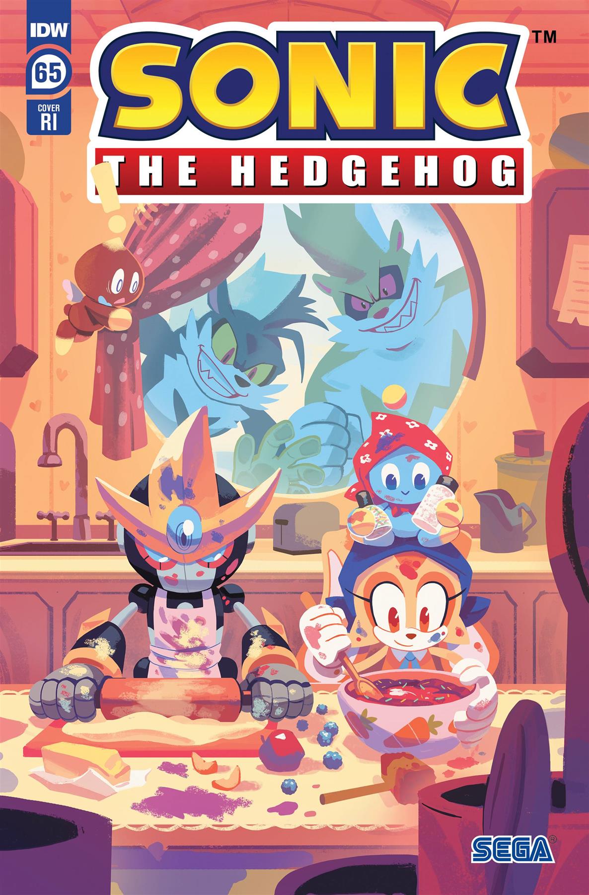 Sonic The Hedgehog #65 Cvr C 10 Fourdraine Idw-prh Comic Book