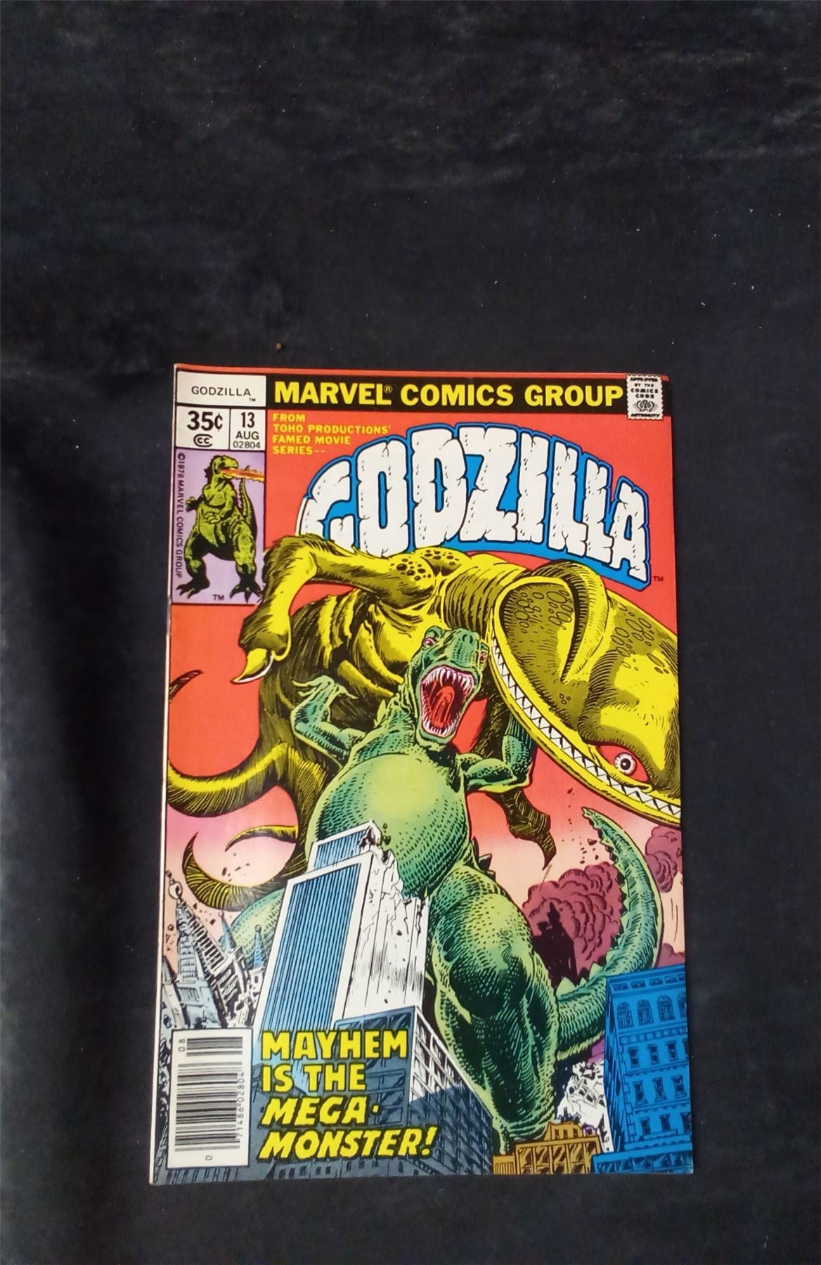 Godzilla #13 1978 marvel Comic Book