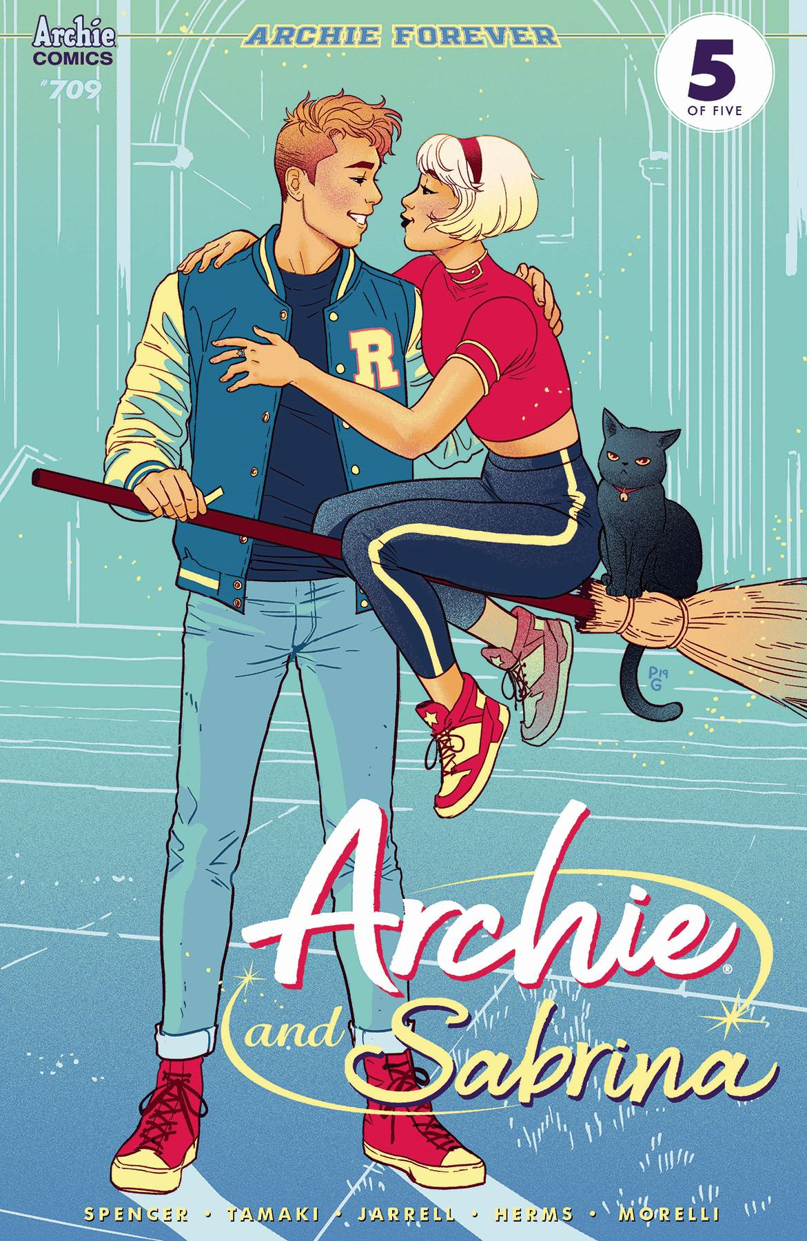 Archie #709 ((archie & Sabrina Pt 5) Cvr B Ganucheau) Archie Comic Publications Comic Book