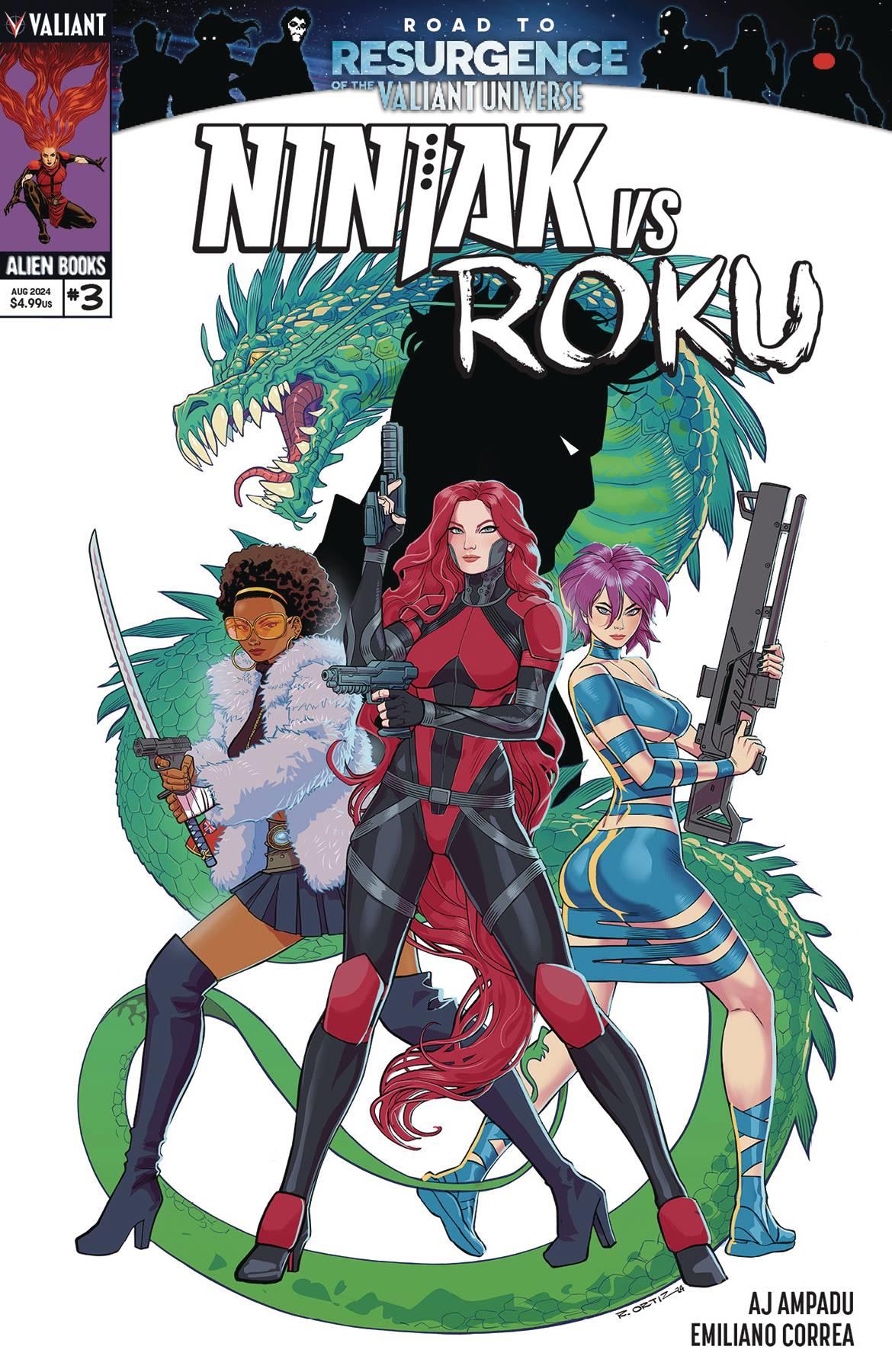 Ninjak Vs Roku #3 (of 4) Cvr A Ortiz Valiant Comic Book