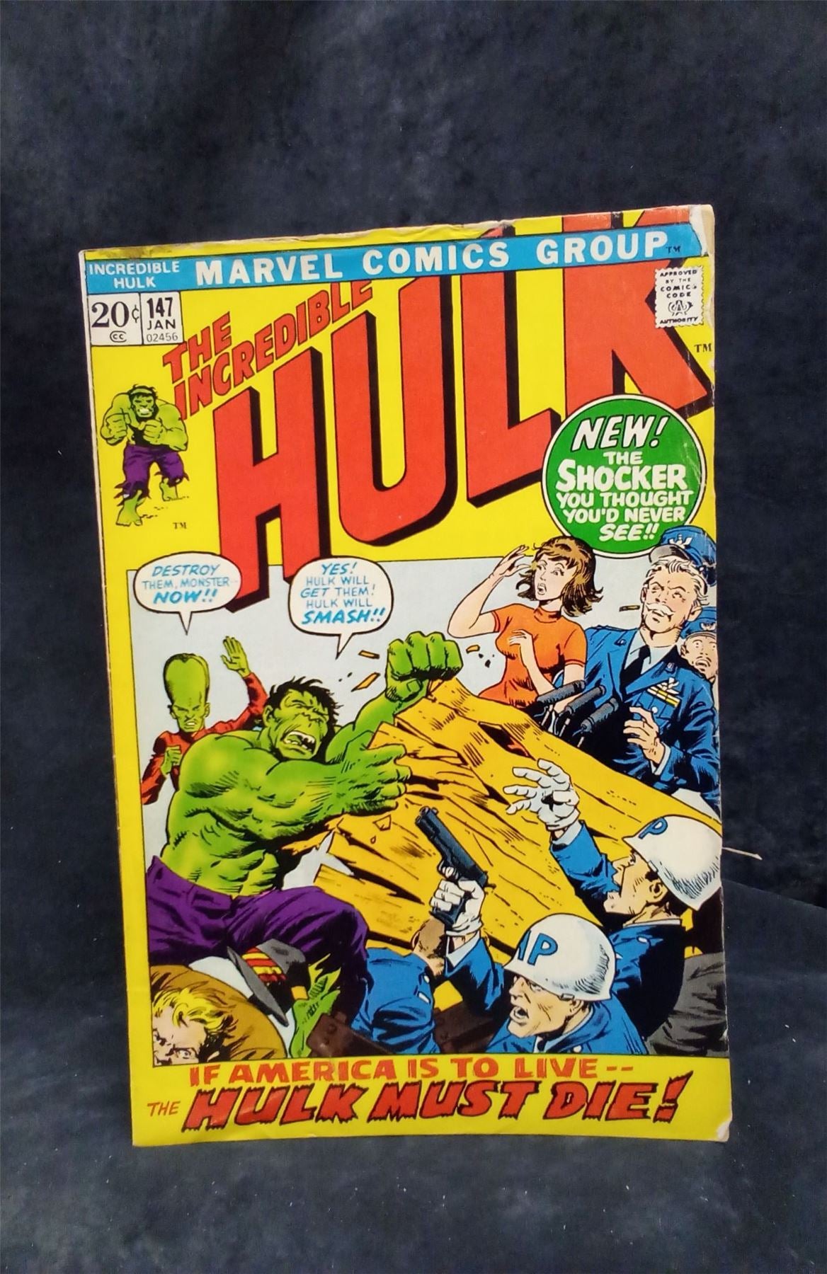 The Incredible Hulk #147 1972 Marvel Comics Comic Book
