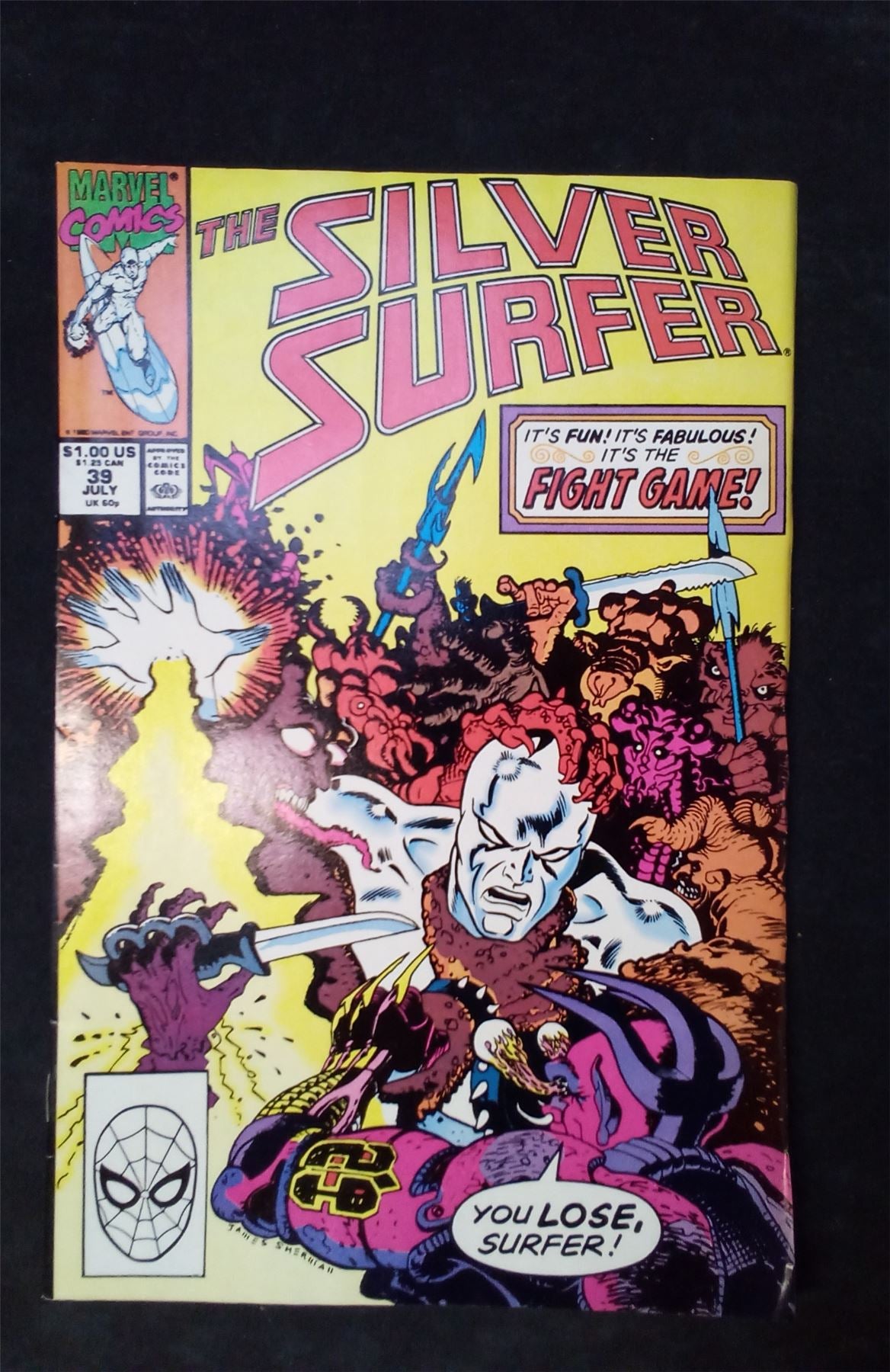 Silver Surfer #39 1990 marvel Comic Book