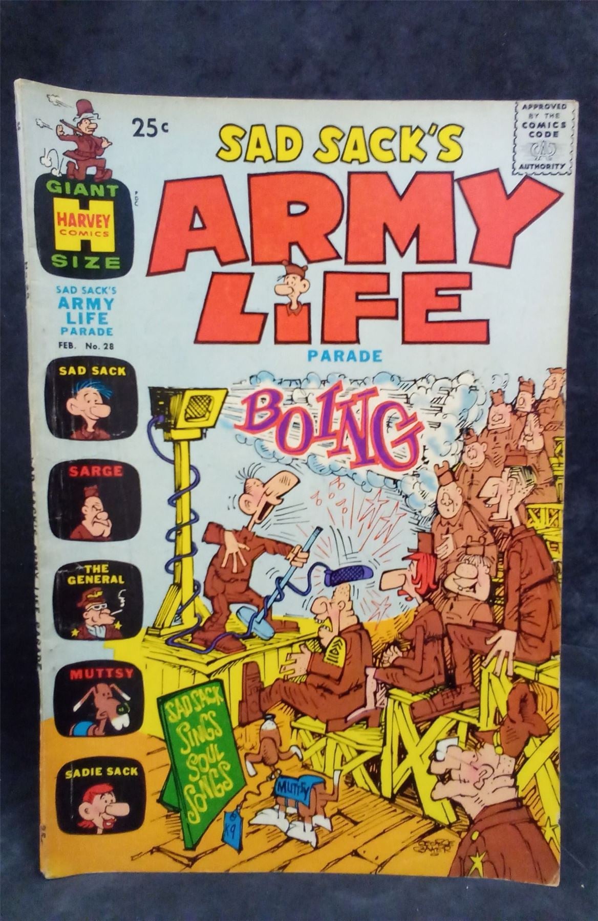 Sad Sack's Army Life Parade #28 1970 Harvey Comic Book