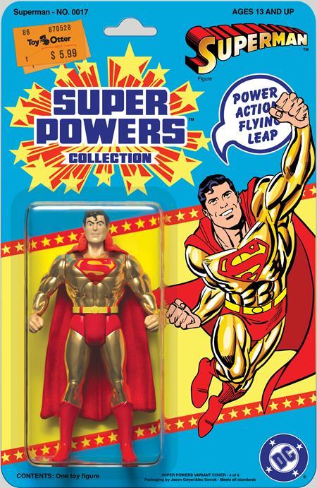 Superman #17 Cvr E Jason Geyer & Alex Saviuk Dc Super Powers Card Stock Var (absolute Power) DC Comics Comic Book