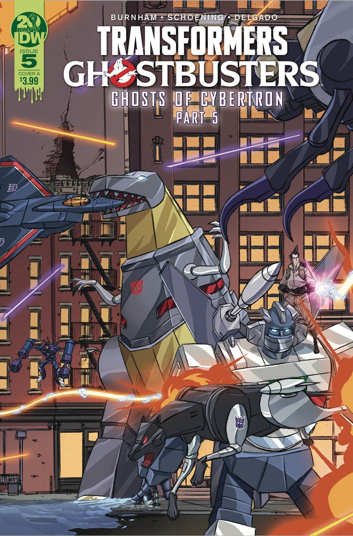Transformers Ghostbusters #5 (Cvr A Schoening) Idw Publishing Comic Book