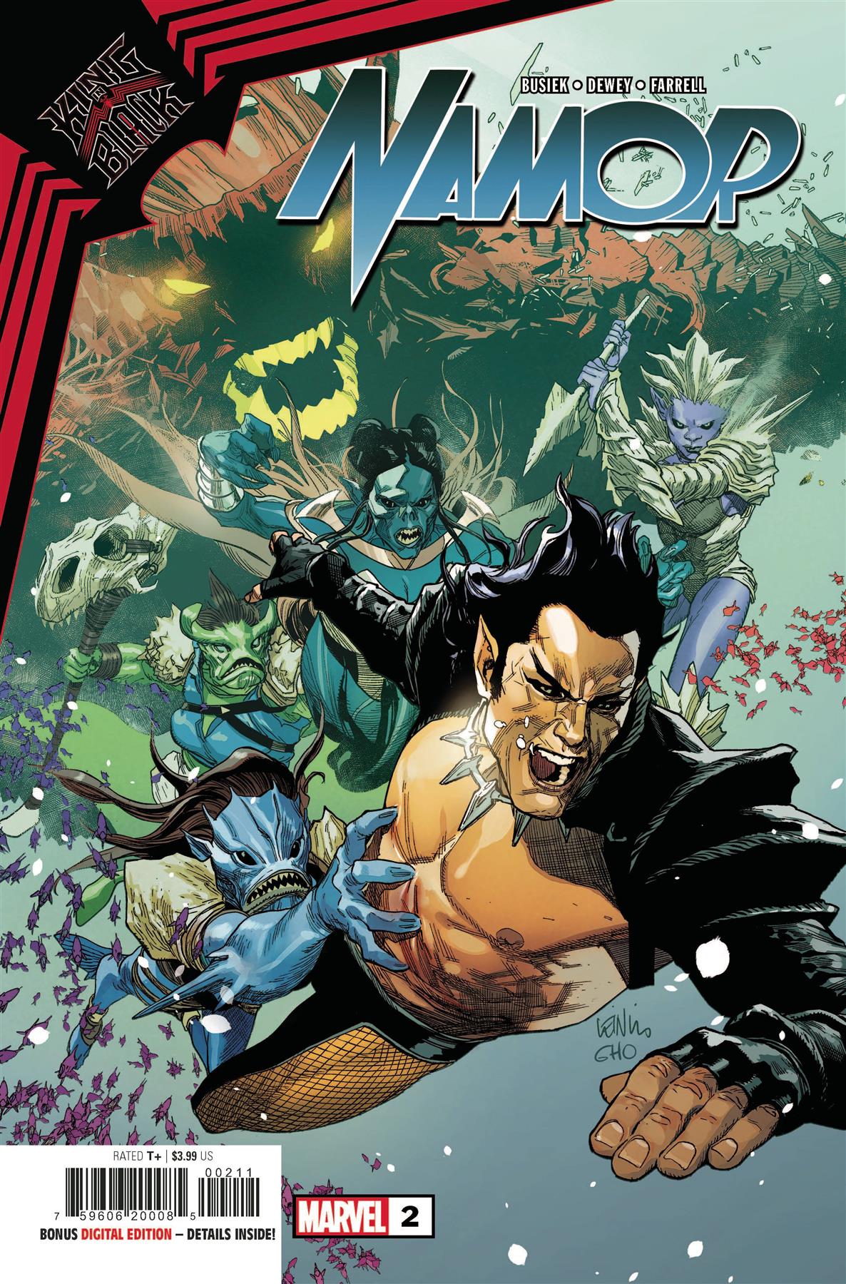 King In Black Namor #2 (of 5) Marvel Comics Comic Book
