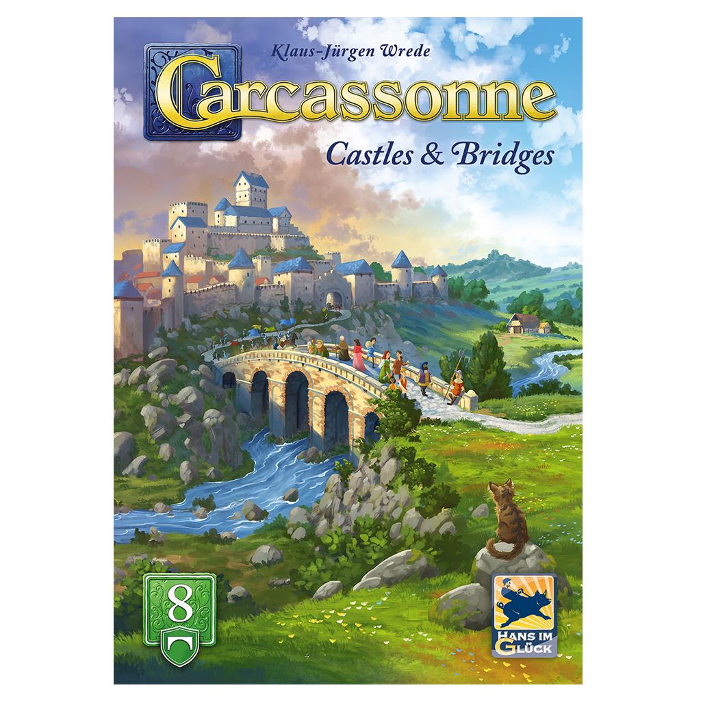 Carcassonne Exp8 (V3.1) : Castles & Bridges Board Game by Z-Man Games