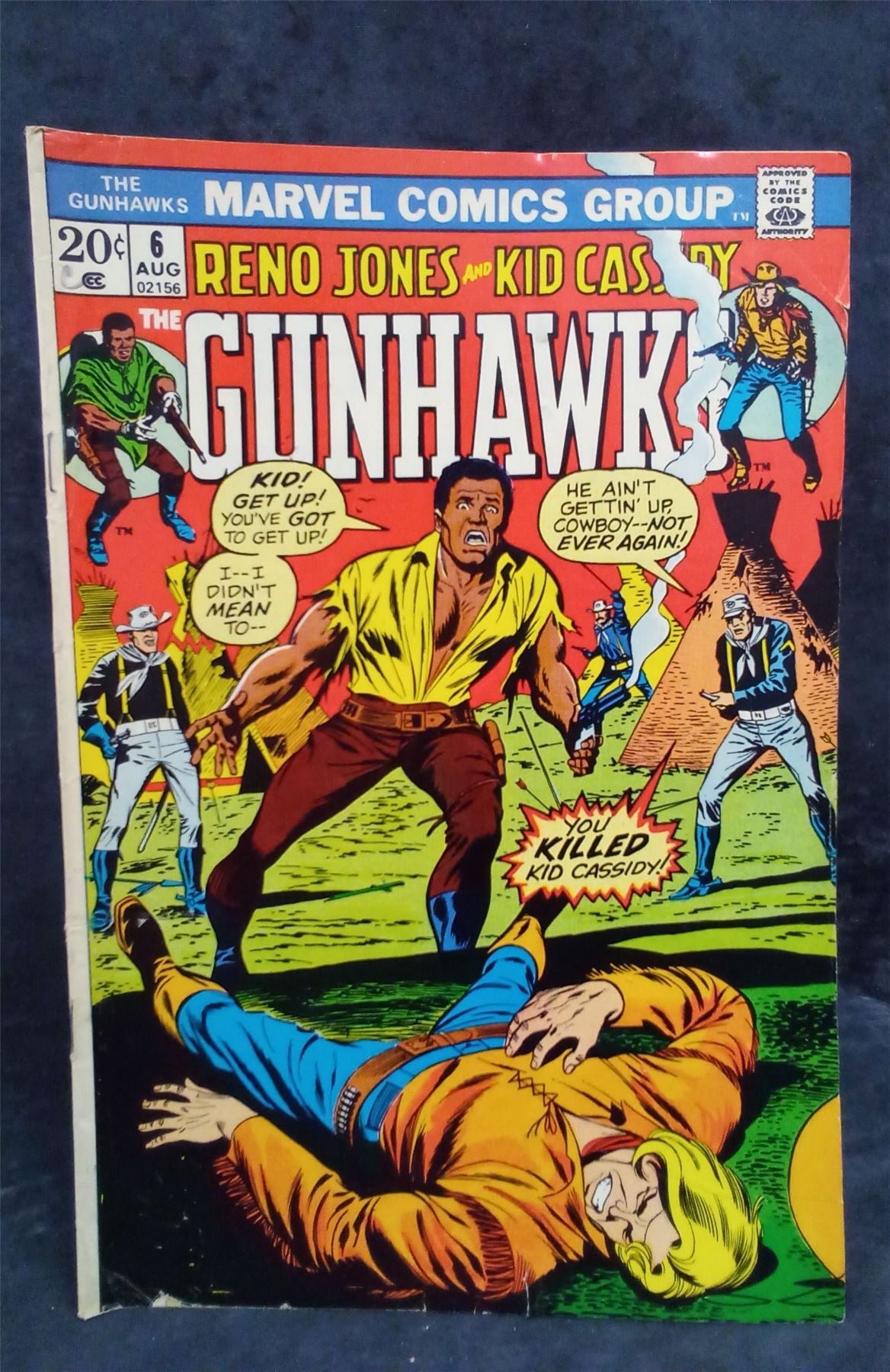 The Gunhawks #6 1973 Marvel Comics Comic Book