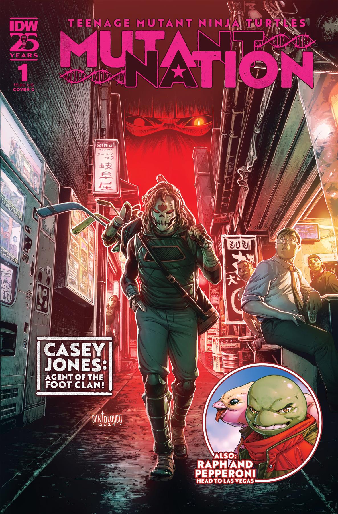 Tmnt Mutant Nation #1 Cvr C Santolouco Idw-prh Comic Book
