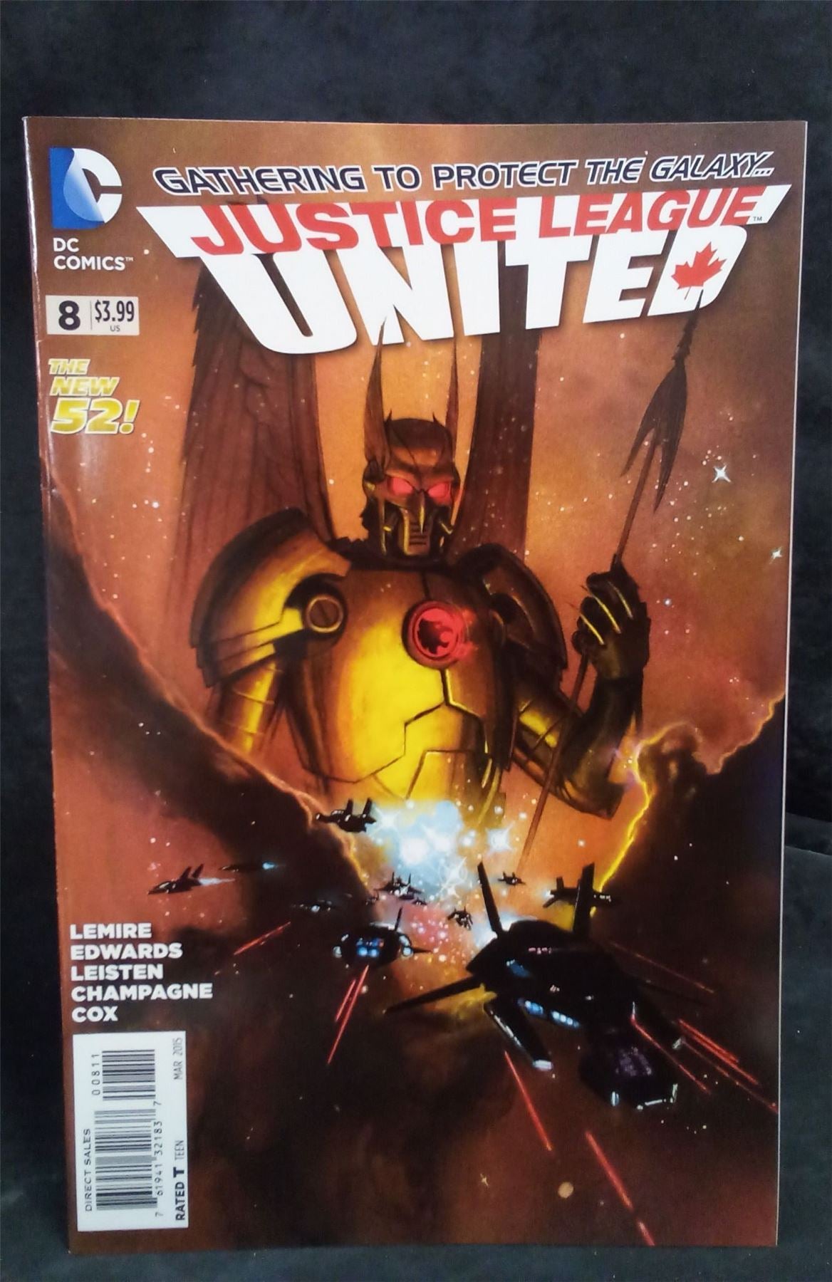 Justice League United #8 2015 DC Comics Comic Book