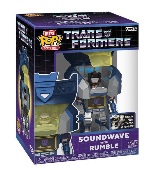 Funko POP Transformers Soundwave with Rumble Funko Bitty Pop! Vinyl Figure
