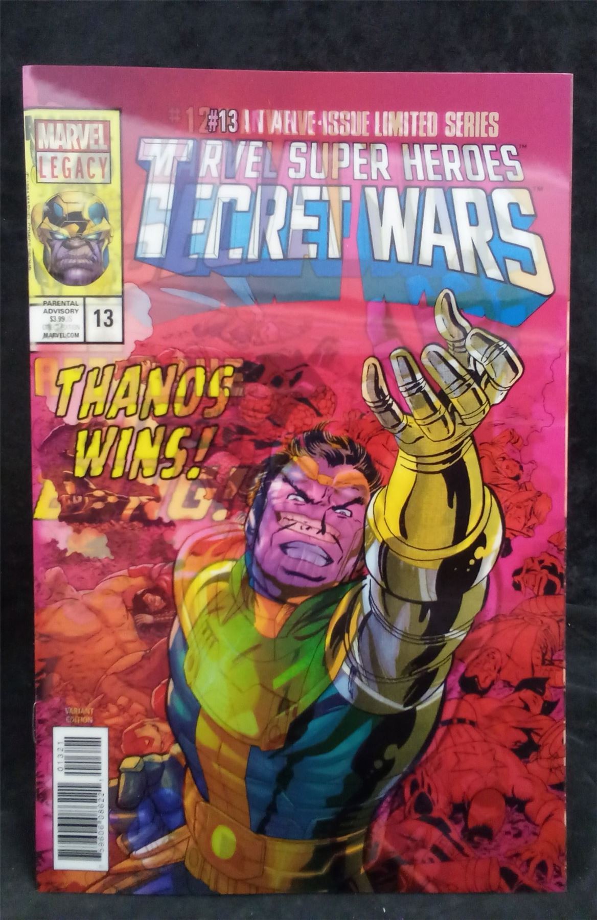 Thanos #13 Lenticular Cover 2018 Marvel Comics Comic Book