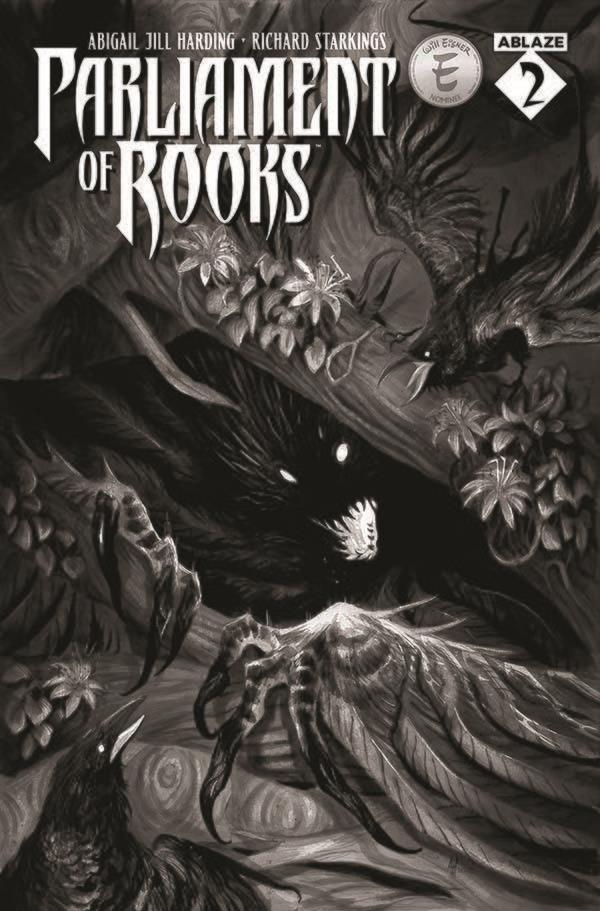 Parliament Of Rooks #2 Cvr B Abigail Jill Harding B&w (mr) Ablaze Publishing Comic Book