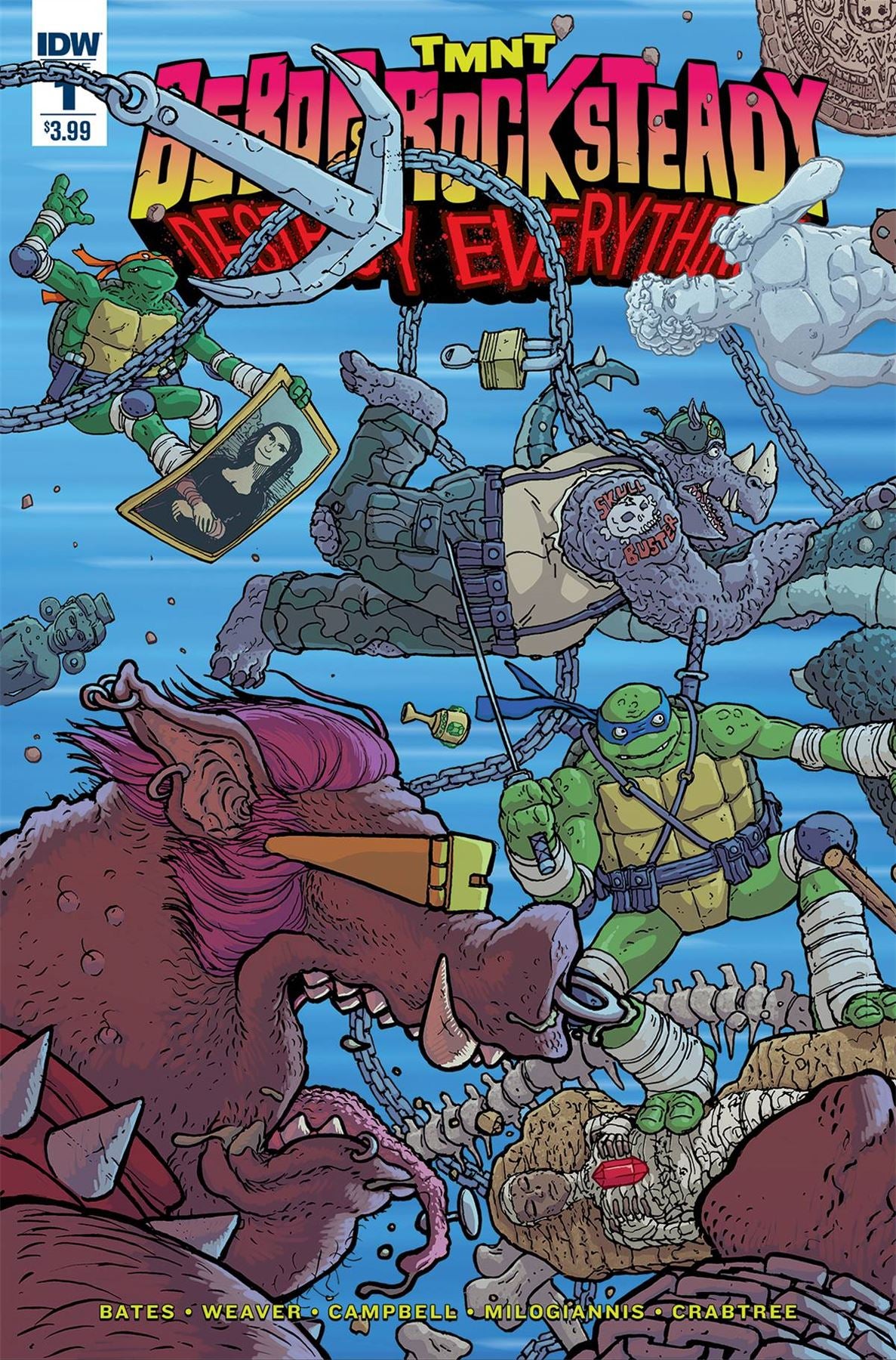 Tmnt Bebop & Rocksteady Destroy Everything #1 Idw Publishing Comic Book