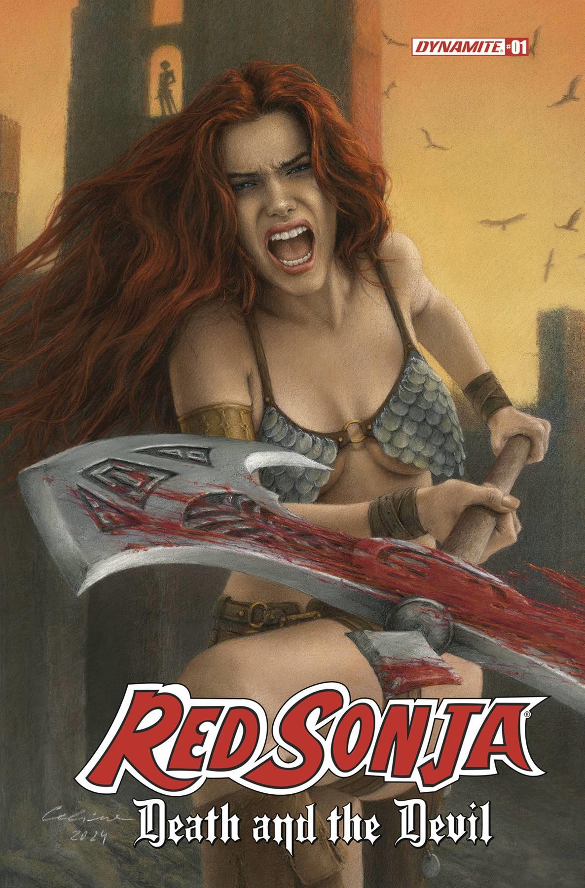 Red Sonja Death And The Devil #1 Cvr B Celina Dynamite Comic Book