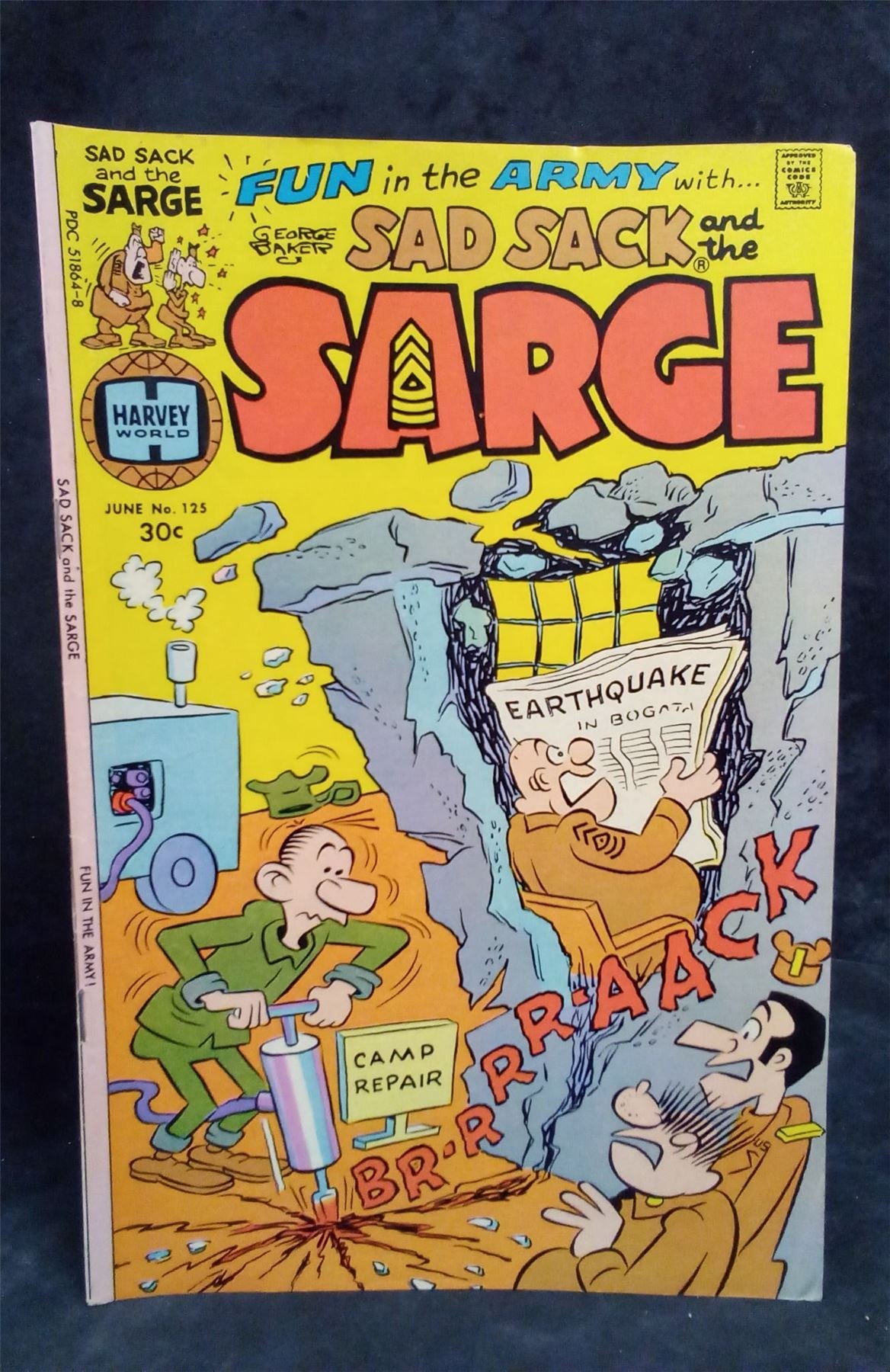 Sad Sack and the Sarge #125 1977 Harvey Comic Book