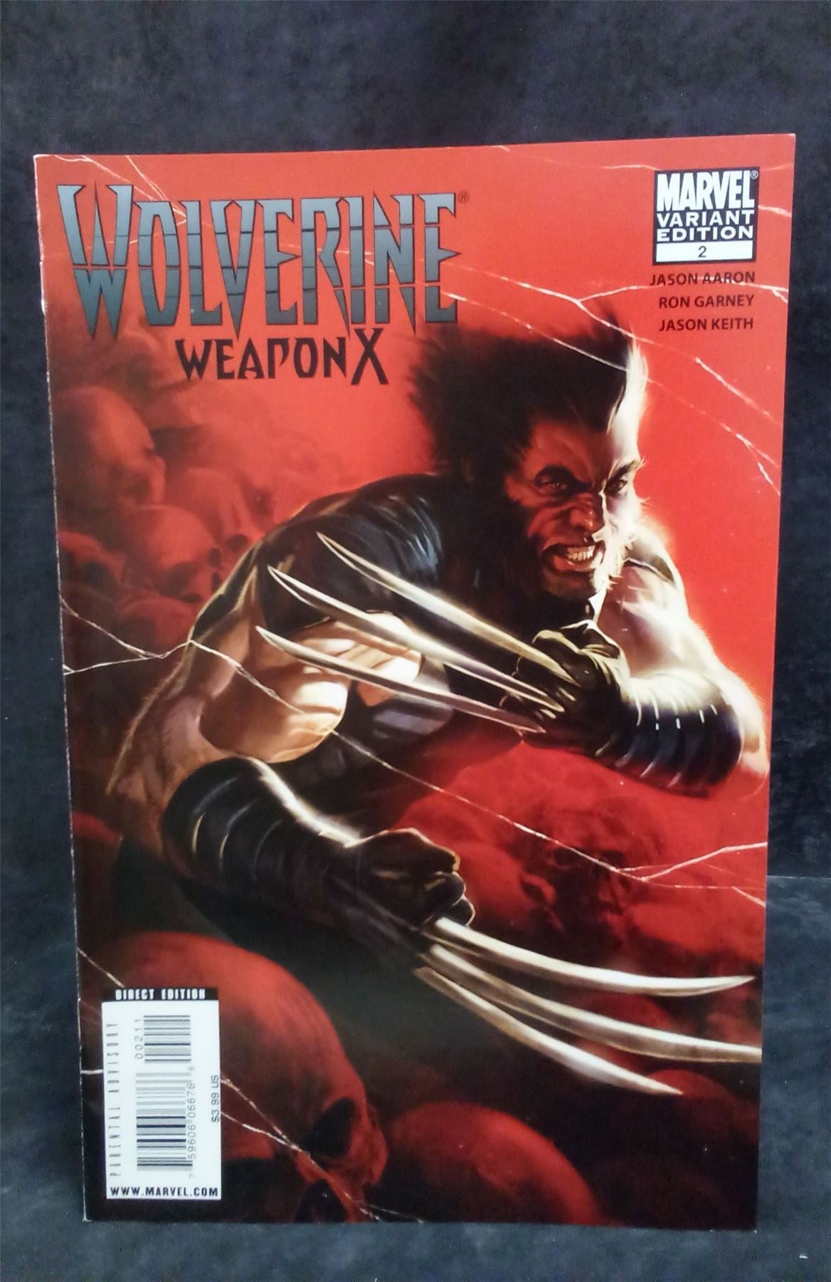 Wolverine Weapon X #2 Variant Edition 50/50 Marko Djurdjevi? Cover 2009 Marvel Comics Comic Book