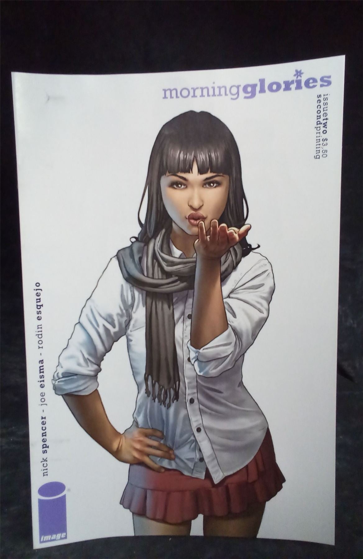 Morning Glories #2 Second Print Cover 2010 Image Comics Comic Book
