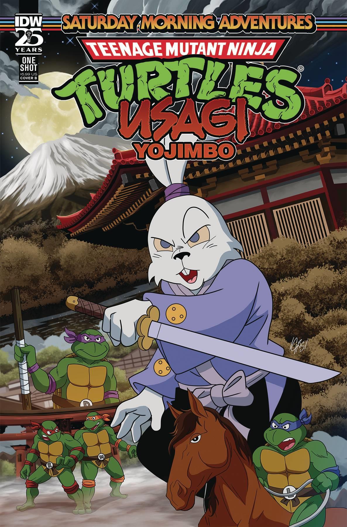 Tmnt Usagi Yojimbo Saturday Morning Adv #1 Cvr B Jones Idw-prh Comic Book