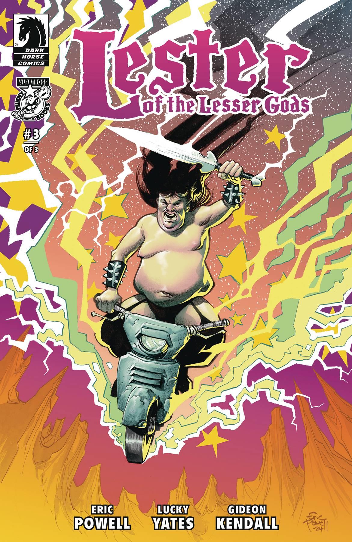 Lester Of Lesser Gods #3 Cvr B Powell Dark Horse Prh Comic Book
