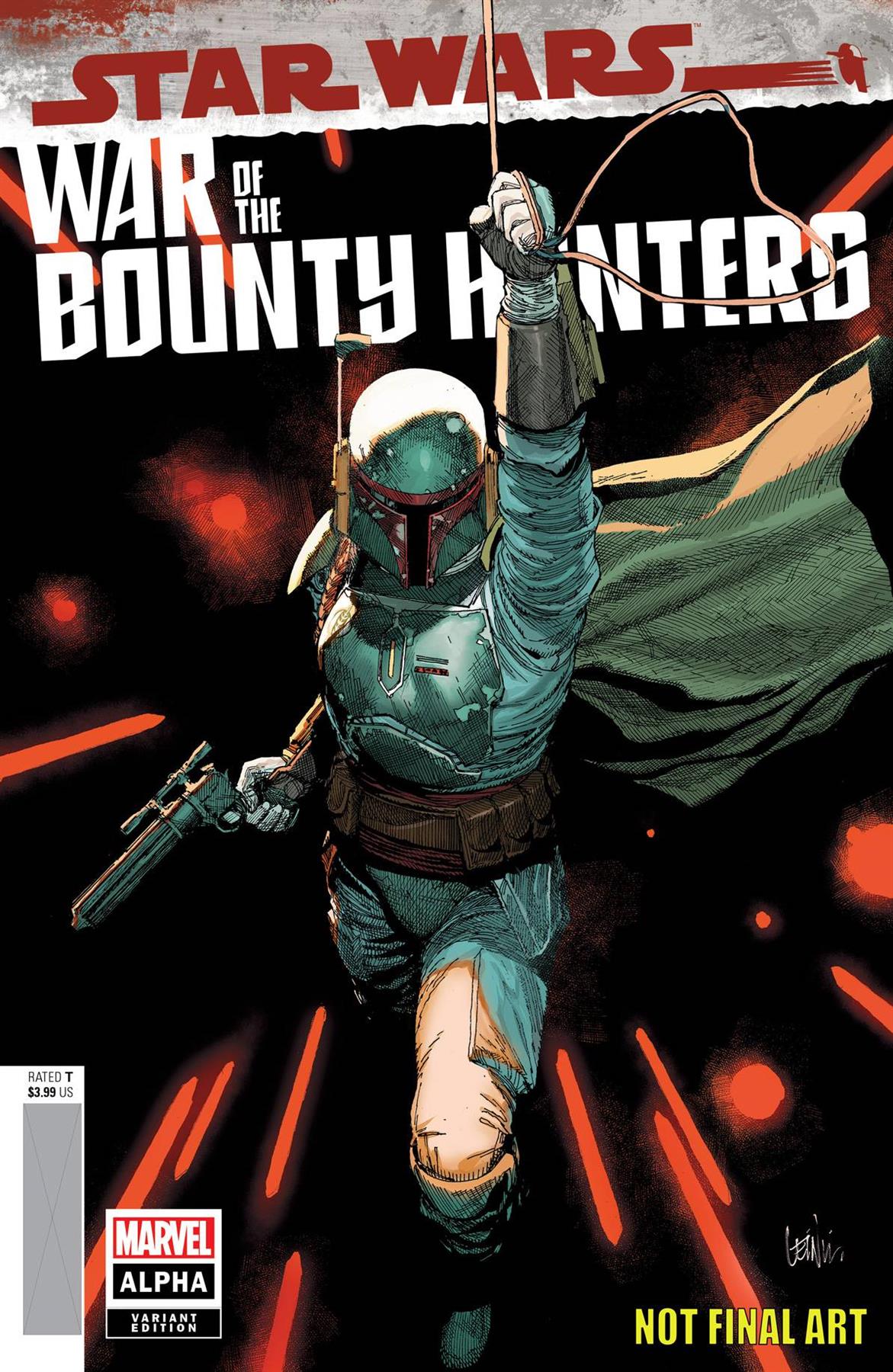 Star Wars War Bounty Hunters Alpha #1 Yu Var Marvel Comics Comic Book