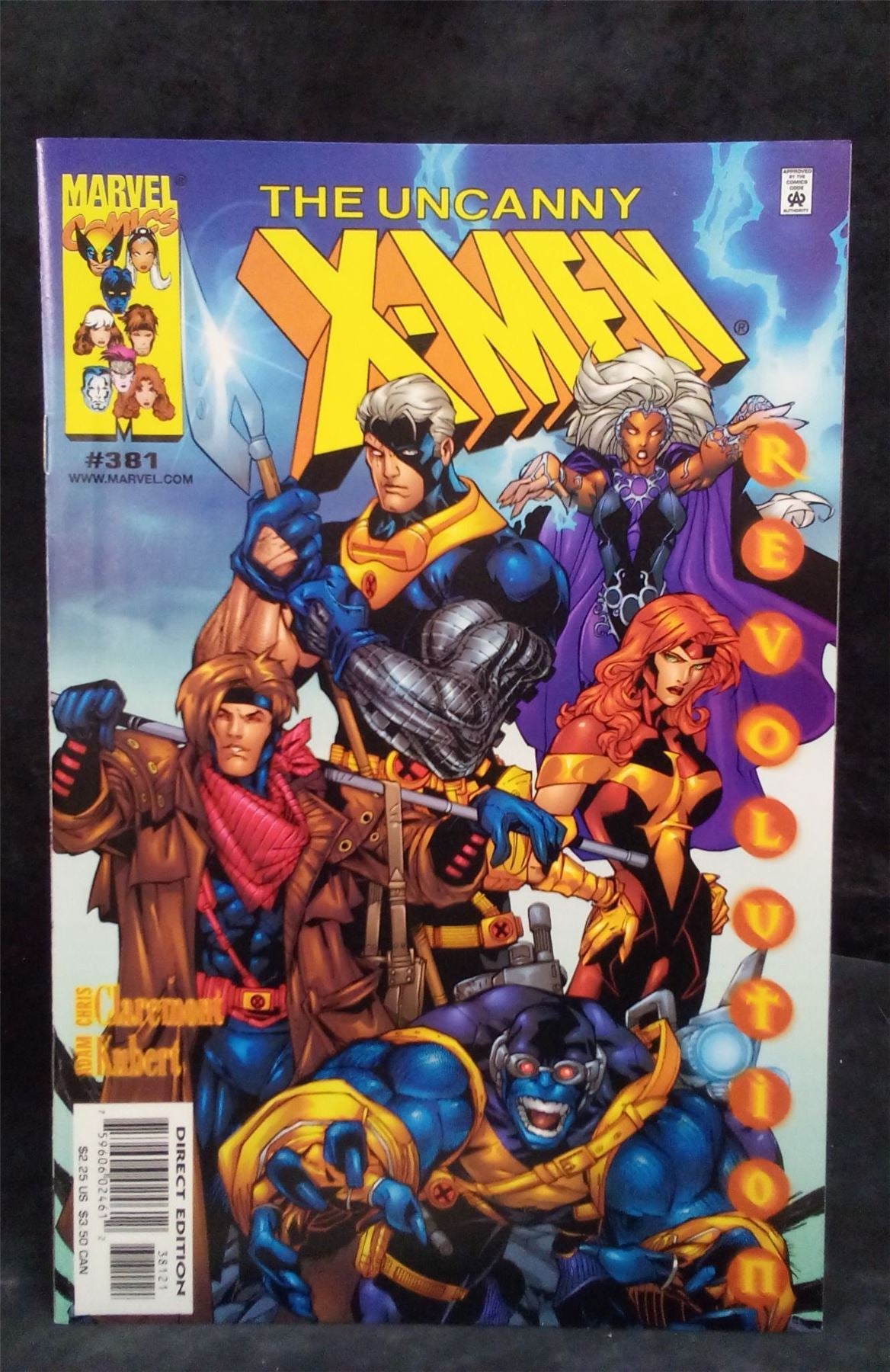 The Uncanny X Men #381 Variant Cover 2000 Marvel Comics Comic Book