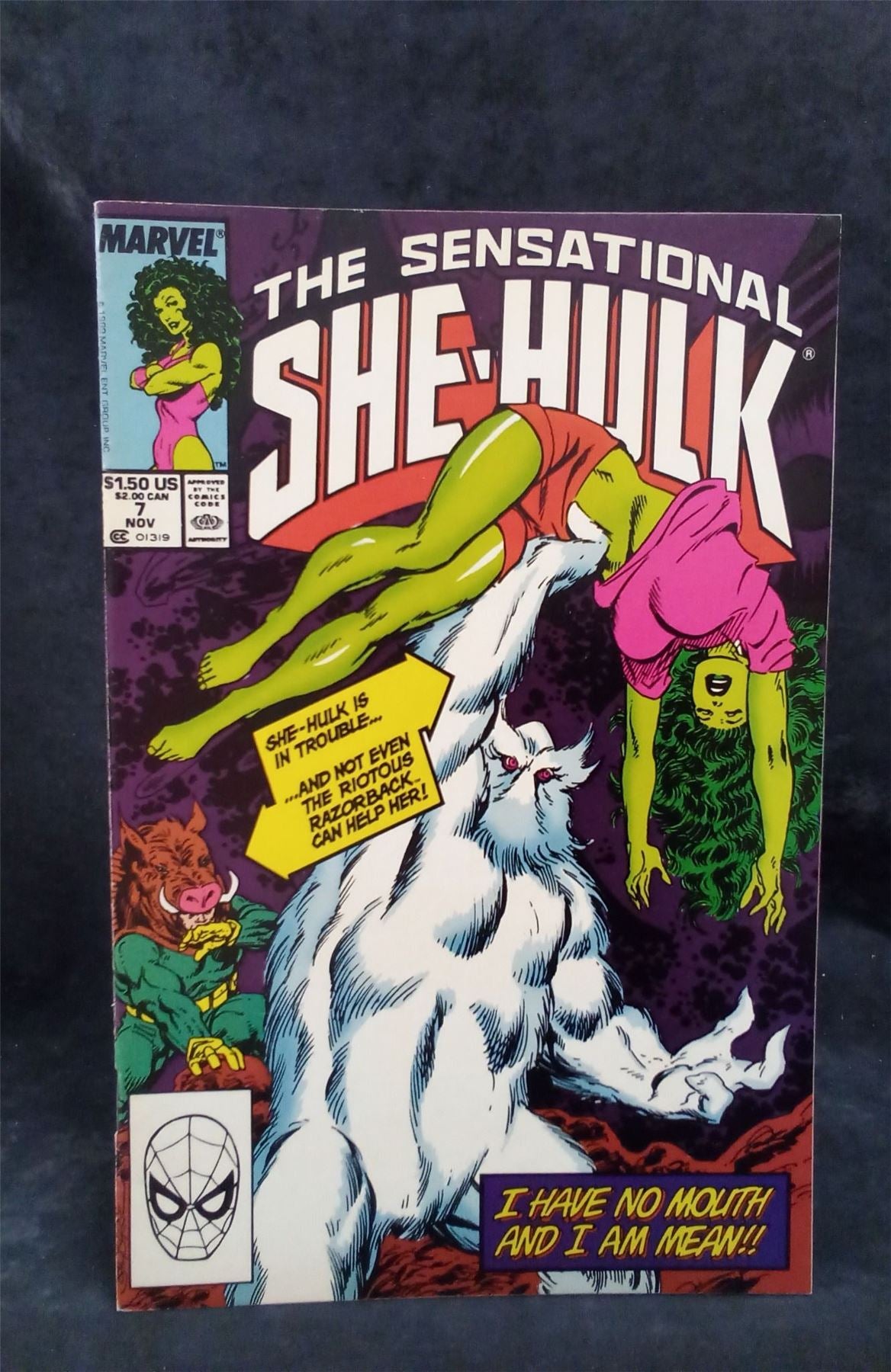 The Sensational She-Hulk #7 1989 Marvel Comics Comic Book