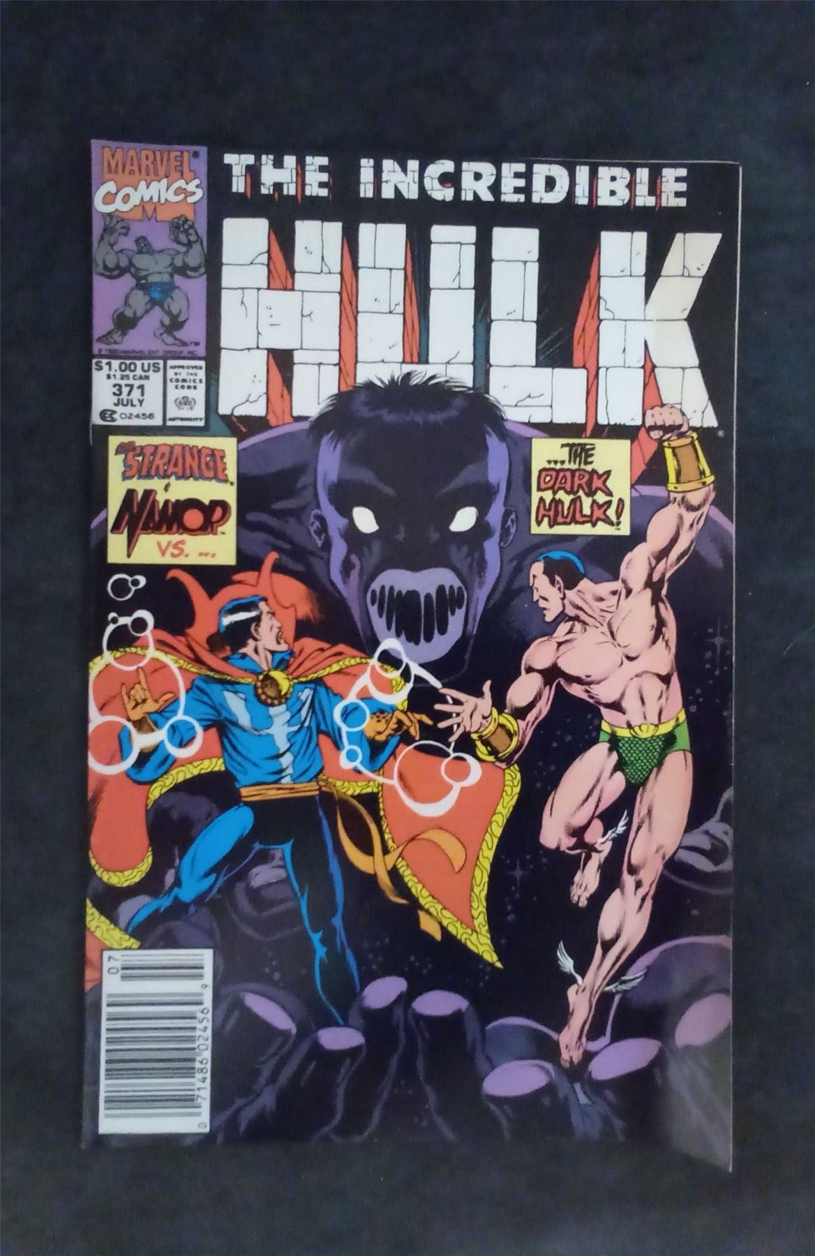 The Incredible Hulk #371 1990 marvel Comic Book