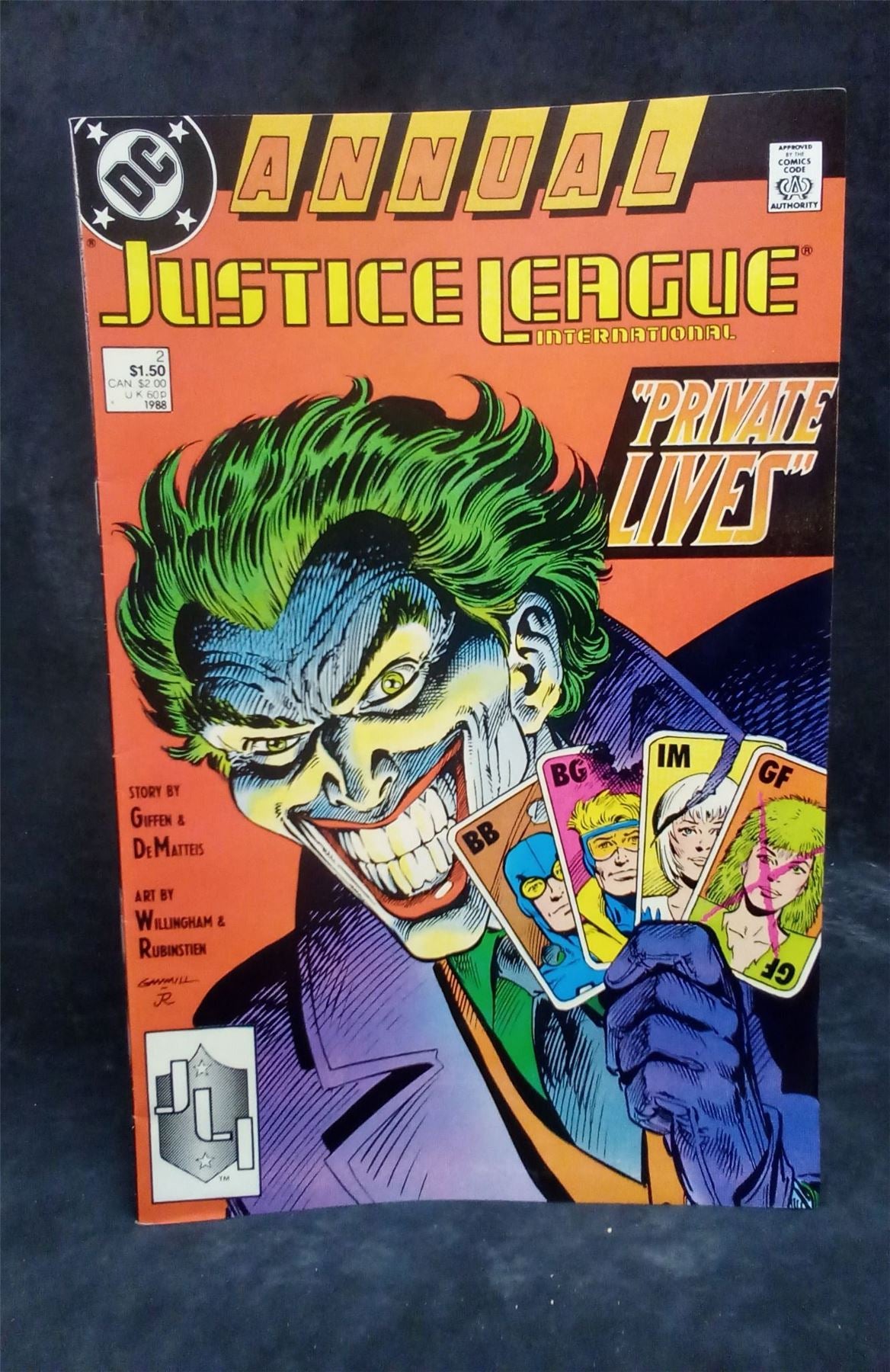 Justice League International Annual #2 1988 DC Comics Comic Book