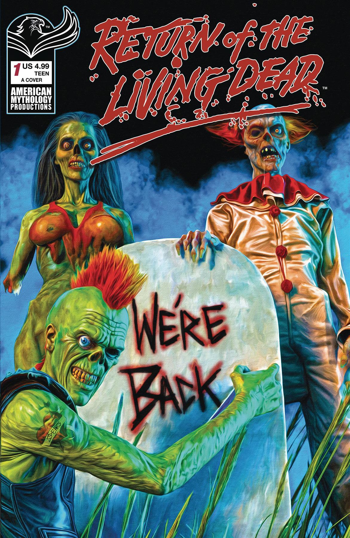 Return Of The Living Dead #1 Cvr A Spears Painted American Mythology Productions Comic Book