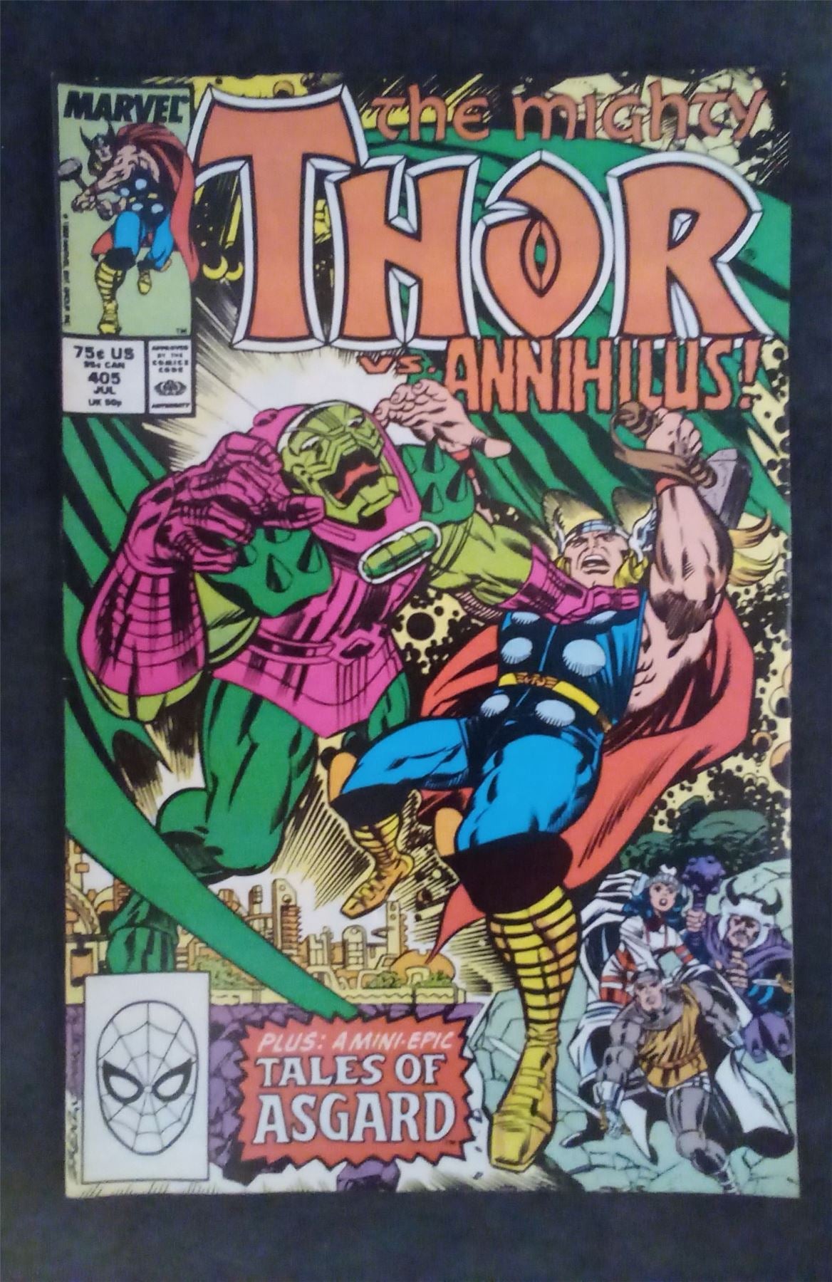 Thor #405 1989 marvel Comic Book
