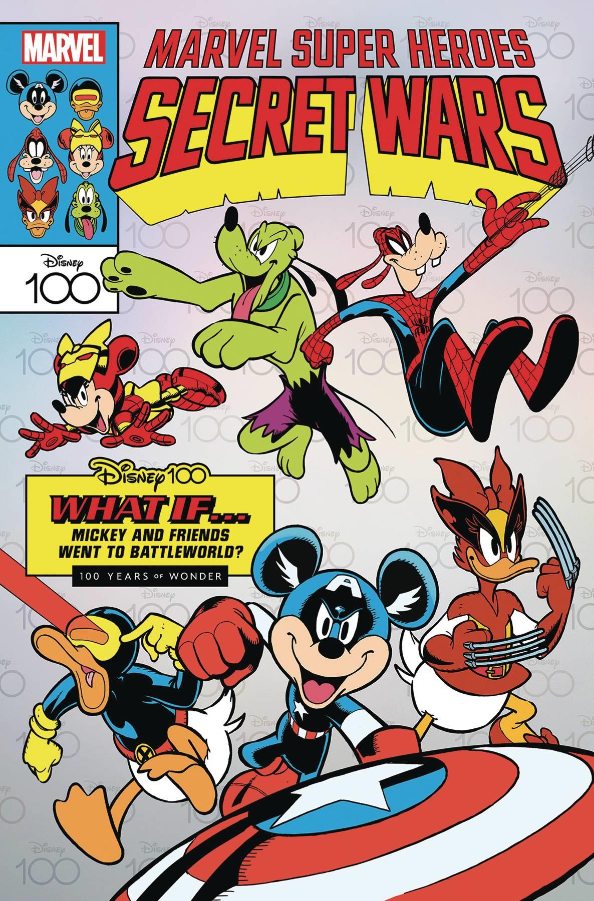 Amazing Spider-man #37 De Lorenzi Disney100 Secret War Var Marvel Prh Comic Book () Marvel Prh Comic Book
