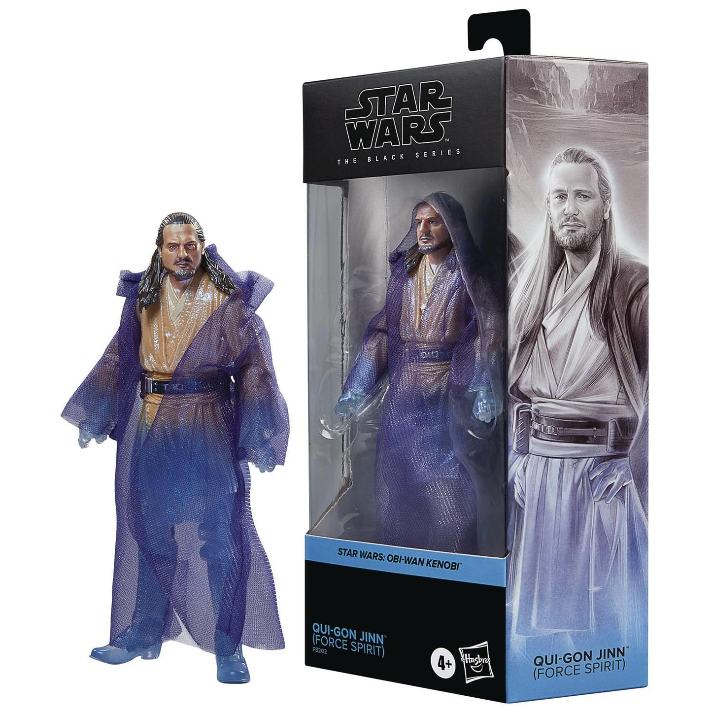 Sw Black Series Obi Wan Kenobi Qui-gon Jinn Force Spirit Action Figure