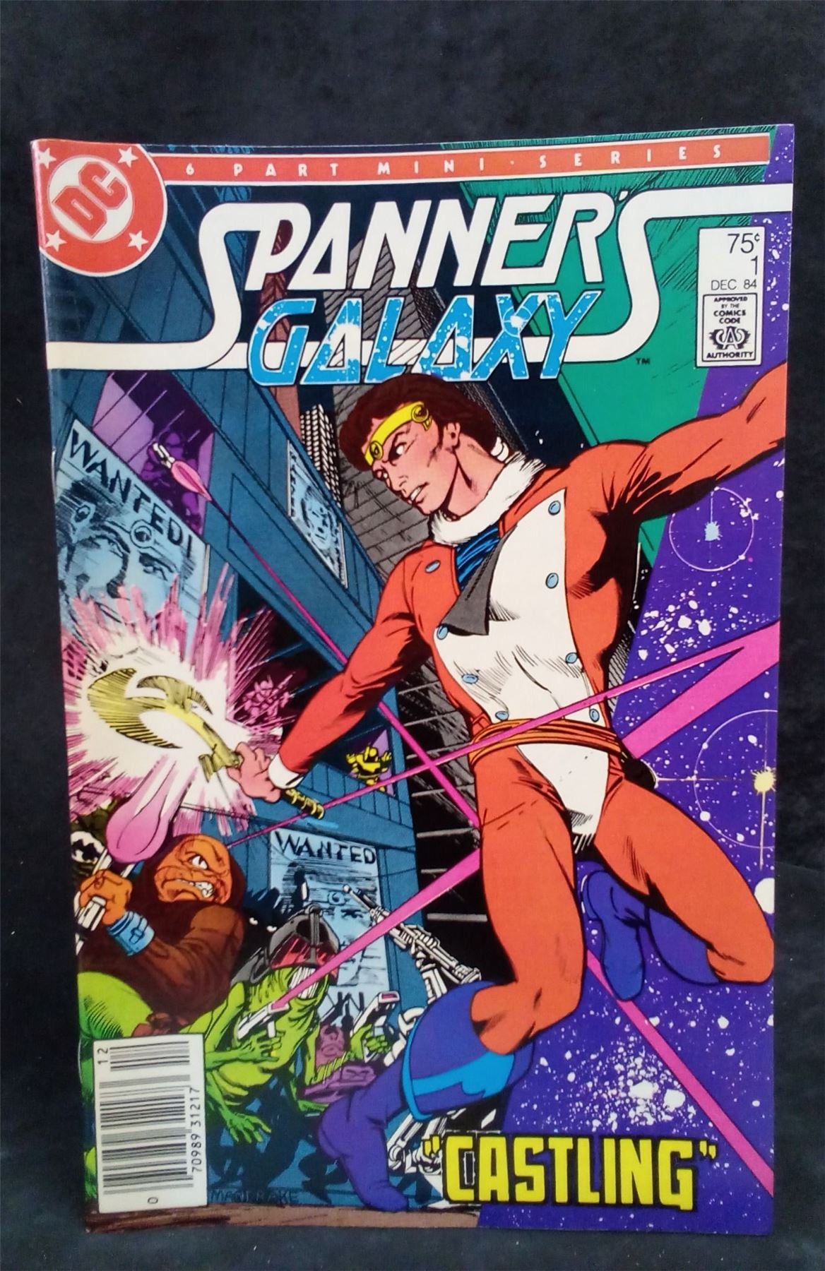 Spanner's Galaxy #1 Newsstand Edition 1984 DC Comics Comic Book